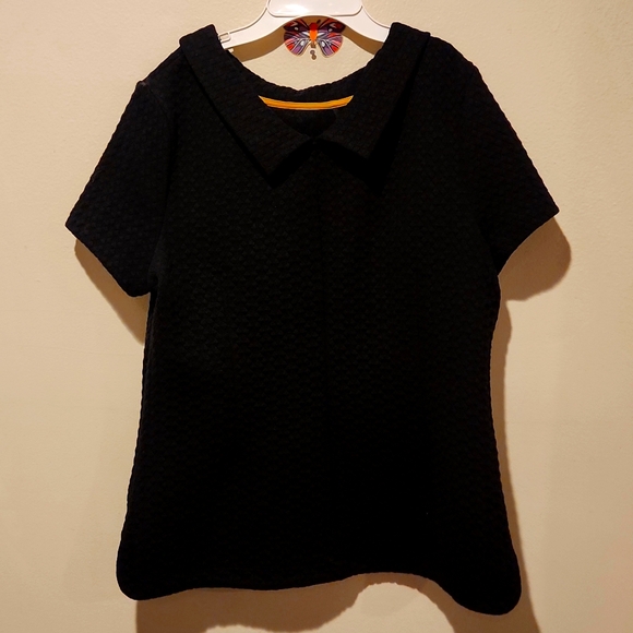 ❤️ NWOT! BODEN JACQUARD COWL NECK TOP, 12 - Picture 7 of 9